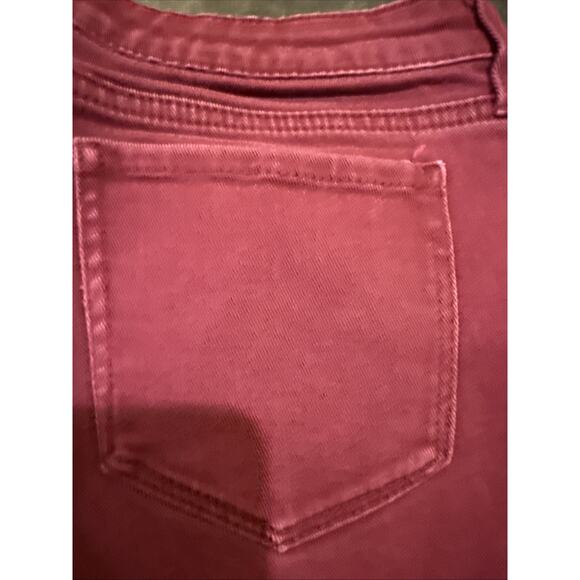 Arizona Jean Company Women's Super Skinny Jeans Burgundy Size 9 - Picture 14 of 16
